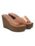 Gnist Peach Transparent High Platforms Heels